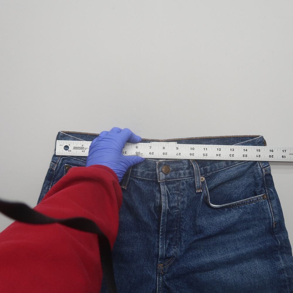 AGOLDE Parker Long Low Slung Vintage Straight Jeans in Placebo 27 - Picture 12 of 14